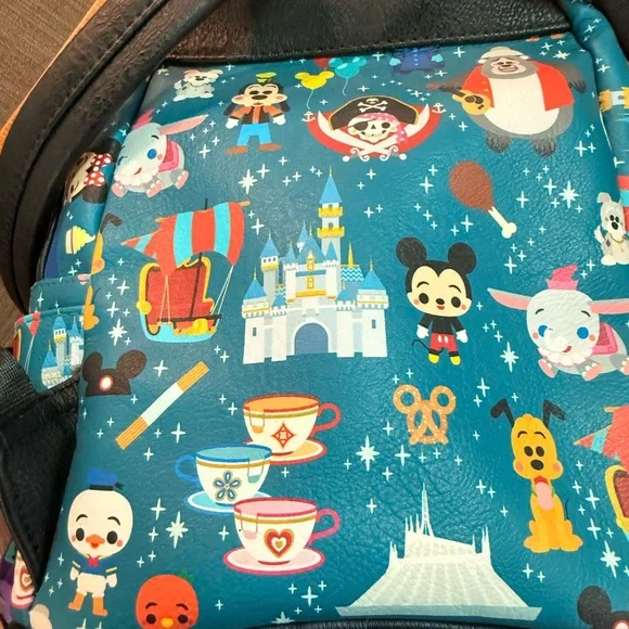 Loungefly Disney Parks Character Mini Backpack Disney World / Disneyland Hatbox - Picture 2 of 4